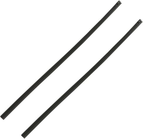 PRETYZOOM 2pcs Premium Windshield Wiper Blade Strips with Bone for All-Season Sturdy Rubber Construction Compatible with Vehicles in Saudi Arabia