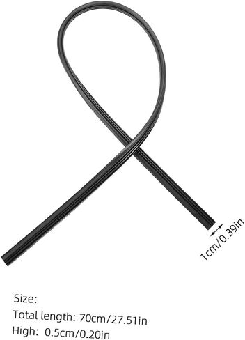 Cabilock 4pcs Wiper Strips Windshield Wiper Refills Rubber Strips for Car Long-lasting Flexible Frameless Design Easy Installation in Saudi Arabia