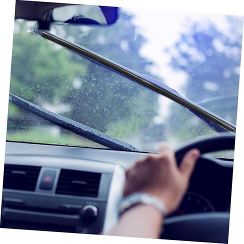 Cabilock 4pcs Wiper Strips Windshield Wiper Refills Rubber Strips for Car Long-lasting Flexible Frameless Design Easy Installation in Saudi Arabia
