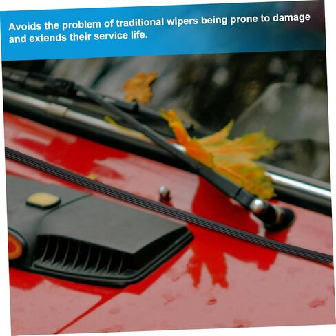 GLEAVI Windshield Wiper Refill High Durability Wiper Strip for Car Windshield Smooth Wiping Action Compatible Various Vehicles in Saudi Arabia