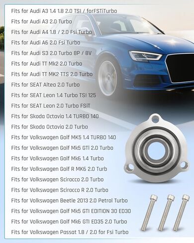 قم بتفكيك فاصل صمام من أجل Audi A3 A4 A6 S3 TT MK2 للمقعد Altea Leon لـ Skoda Octavia لـ Volkswagen Beetle Golf Passat Scirocco Turbo استبدال 06F145710C 06H145710DD in Saudi Arabia