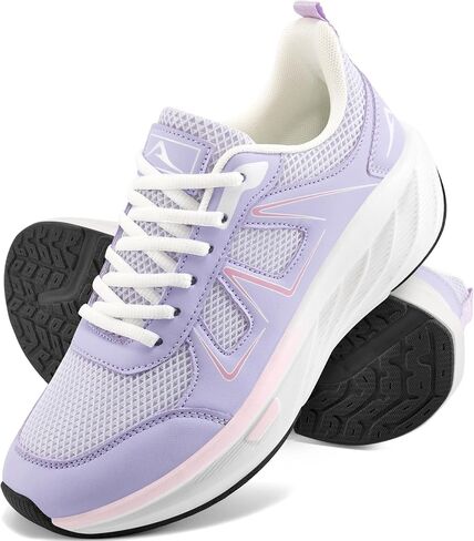 Almusen Sneakers for Women Walking Shoes: Comfortable Breathable Mesh Cushion Running Tennis Athletic Gym Workout in Saudi Arabia