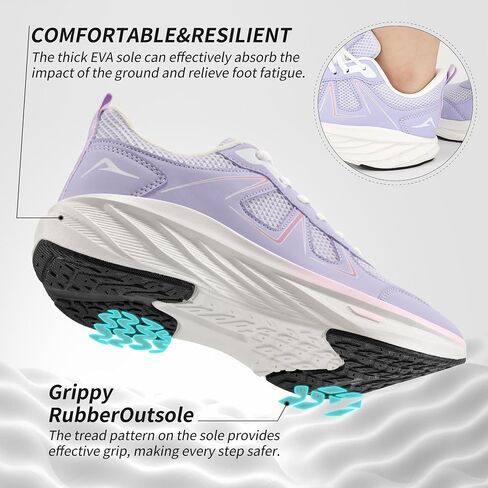 Almusen Sneakers for Women Walking Shoes: Comfortable Breathable Mesh Cushion Running Tennis Athletic Gym Workout in Saudi Arabia