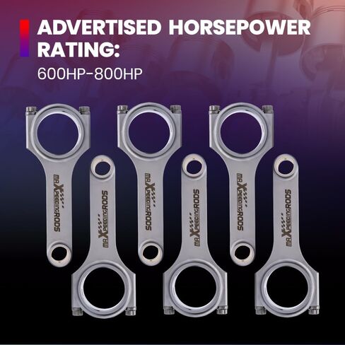 MaxPeedingRods توصيل قضبان BMW Big 6 Engine M30 M30B35 L6 مع 3/8 "براغي 2000 in Saudi Arabia