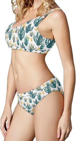 AFPANQZ Swimsuits for Women Two Piece Bathing Suits Tank Top with High Waisted Bottom Bikini Set Galaxy Dark Blue Starry Print M in Saudi Arabia