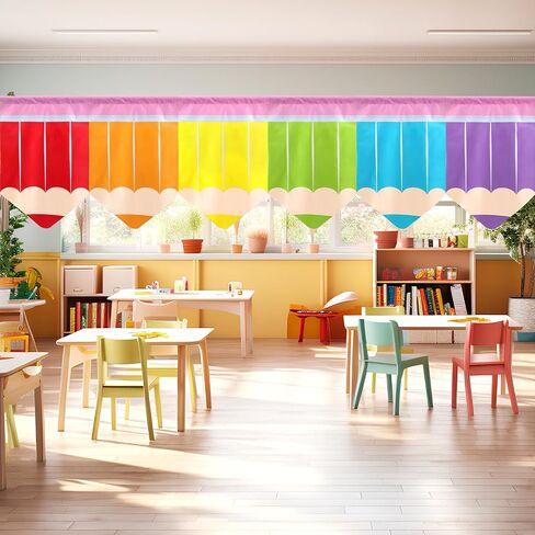 6 PCS Classroom Startains Decorations Back to School Pencils Pencils Stretains Classroom Supplies First Day of School Clayon على شكل ألواح الأطفال للأطفال في غرفة نوم الأطفال 36 "× 24" in Saudi Arabia