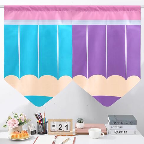 6 PCS Classroom Startains Decorations Back to School Pencils Pencils Stretains Classroom Supplies First Day of School Clayon على شكل ألواح الأطفال للأطفال في غرفة نوم الأطفال 36 "× 24" in Saudi Arabia