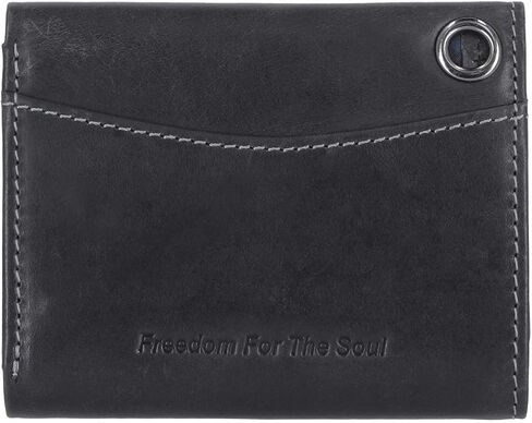 Harley-Davidson Men's Willie G Skull Snap Tri-Fold Leather Wallet, Black in Saudi Arabia