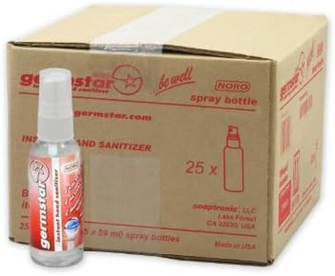 Germstar ONE 2oz Hand Sanitizer Spray Bottles (6/case) in Saudi Arabia