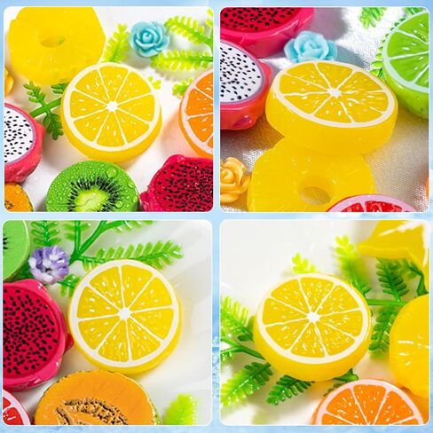 40PCS Realistic Artificial Lemon Slices - Mini Lemons Decor for Cake Toppers, Lemon Themed Weddings, Party Centerpieces, DIY Vase Fillers & Tabletop Displays - Vibrant Yellow Resin Home Decor Accents in Saudi Arabia