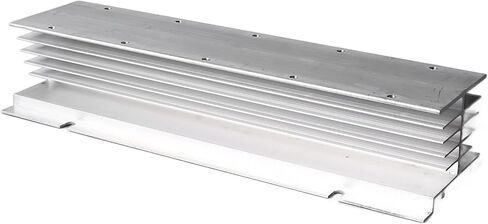 Single Phase Heat Sink, Flexible Use Relay Heat Dissipation Base Aluminum Material for Solid State Relays in Saudi Arabia
