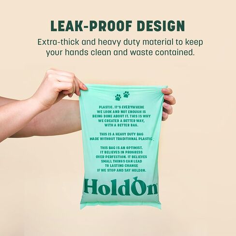 Compostable Pet Waste Bags - Unscented Leak Proof & Tear Resistant Dog Poop Bags Extra Thick Durable - Outdoor Walking & Travel - Eco-Friendly Solution (120 bags/8 rolls/15 bags per roll) in Saudi Arabia