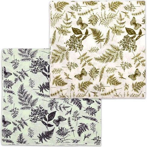 2 Pack Soft Cotton-Blend Bandana for Women and Men, 21.6''x 21.6'' Neck Head Scarf Summer Thin Bandana Headband in Saudi Arabia