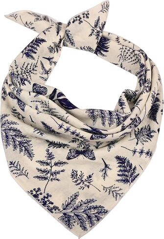 2 Pack Soft Cotton-Blend Bandana for Women and Men, 21.6''x 21.6'' Neck Head Scarf Summer Thin Bandana Headband in Saudi Arabia