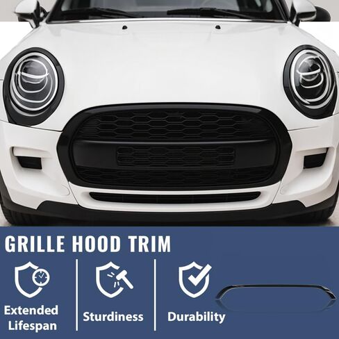 PIT66 صب الشبكة الأمامية Chrome Front Grille ، متوافق مع Mini Cooper R55 R56 R59 R59 2009 2010 2011 2012 2013 2015 (Not Fit S) 51132751040 MC1235100 in Kuwait