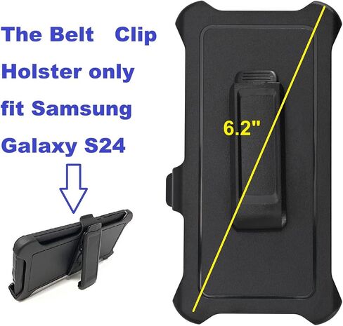 2 Pack Replacement Belt Clip Holster for Otterbox Defender Series Case Samsung Galaxy S24 in Saudi Arabia