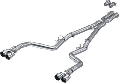 MBRP 15-Up Challenger 5.7L / 17-Up 6.2L/6.4L 3in Race Series Cat-Back w/Quad Tips AS Exhaust in Saudi Arabia