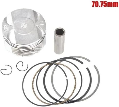 مجموعة رنين مكبس الدراجات النارية متوافقة 13101 KW3 AX-12 250 1988-1994 NX250 NX250 A AC 1988-1990 (4 مجموعات 70.25 مم) in Saudi Arabia