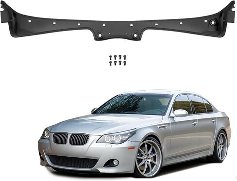 ممسحة الزجاج الأمامي من لوحة القربون مصببة متوافقة مع 2004-2010 BMW 525I/XI 528I/XI 530I/XI 535I/XI 545I 550i M5 استبدال ل 51717027083 غطاء نافذة مدخل الهواء in Saudi Arabia