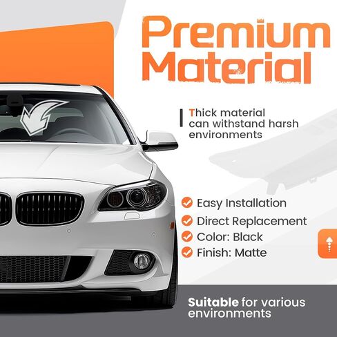 ممسحة الزجاج الأمامي من لوحة القربون مصببة متوافقة مع 2004-2010 BMW 525I/XI 528I/XI 530I/XI 535I/XI 545I 550i M5 استبدال ل 51717027083 غطاء نافذة مدخل الهواء in Saudi Arabia