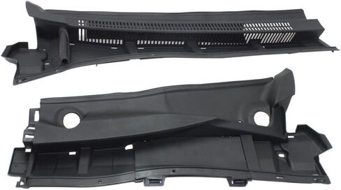 Karparts360 لـ Toyota Corolla 2009 10 11 12 2013 Driver Wiper Cowl Grilles Side and Passenger | زوج | محكم | أسود | استبدال TO1271100 ، TO1271103 | 5570902300 ، 5570802420 in Kuwait