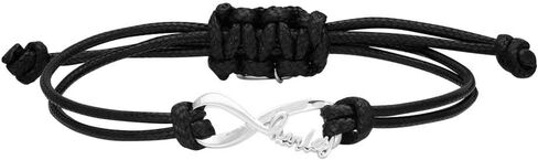 Harley-Davidson Women's Harley Infinity Wax سوار الحبل القابل للتعديل HDB0423 in Kuwait