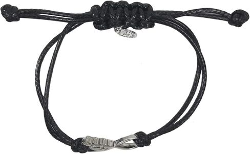 Harley-Davidson Women's Harley Infinity Wax سوار الحبل القابل للتعديل HDB0423 in Kuwait