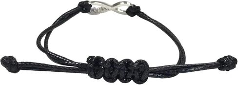 Harley-Davidson Women's Harley Infinity Wax سوار الحبل القابل للتعديل HDB0423 in Kuwait
