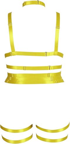 حجم كبير طبطب الرباط حزام مجموعة كامل الجسم تسخير للنساء الملابس الداخلية قفص الشرير حجم كبير مهرجان الهذيان القوطية الصدرية هالوين in Kuwait