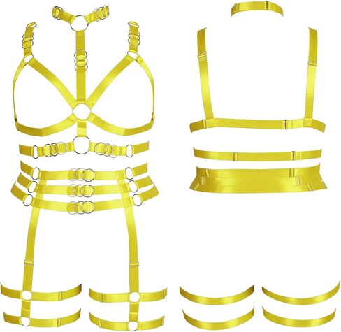 حجم كبير طبطب الرباط حزام مجموعة كامل الجسم تسخير للنساء الملابس الداخلية قفص الشرير حجم كبير مهرجان الهذيان القوطية الصدرية هالوين in Kuwait