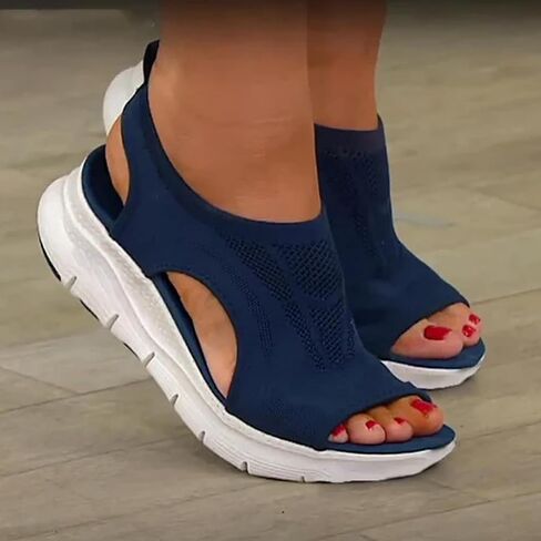 Shopellox Women's Slingback Sport Sandals, Washable Orthopedic Slides with Arch Support for Walking & Casual Wear in Saudi Arabia