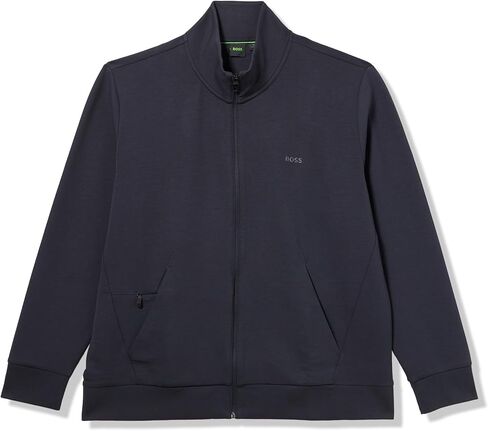 BOSS Men's Sporty Regular Fit Zip Up Cotton Jacket in Saudi Arabia