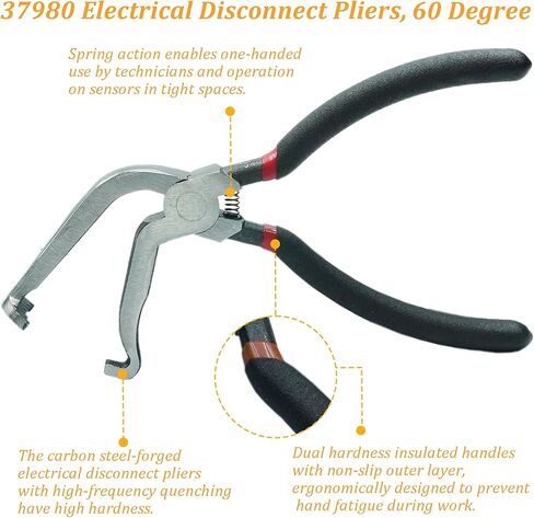 Upgraded 37960 Electrical Disconnect Pliers, Automotive Electrical Tools Pliers, Automotive Electrical Plug Connector Disconnect Repair Tools in Kuwait