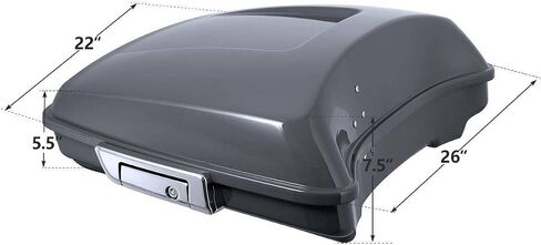 TCMT Razor Tour Pack Trunk Backrest Pad Two-Up Mounting Luggage Rack Fit For Harley Touring Road Street Electra Glide Road King 2009-2013 in Saudi Arabia