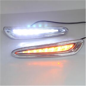 LED DRL Daytime Running Light Front Fog Lamps with Turn Signal Assembly Accessories Compatible With Mazda 3 2010 2011 2012 2013 in Saudi Arabia