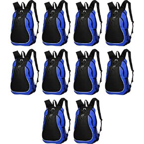 DISCOUNT PROMOS Custom Large Sports Backpacks Set of 10/50/100, Personalized Bulk Pack - Bring Everywhere You Go, Perfect for Travellers & Great for Everyday Use - Grey in Saudi Arabia