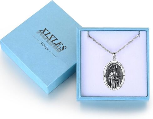 Archangel Uriel Necklace 925 Sterling Sliver Saint Uriel Pendant Necklace, Archangel Amulet Necklace,St Uriel Jewelry for Men in Kuwait