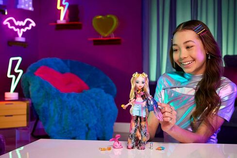 Monster High Spectra Vondergeist Doll with Pet Ferret Rhuen and Accessories Like Backpack, Tablet, Snacks and More in Kuwait