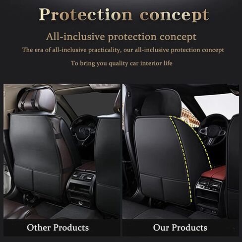 Car Seat Covers Full Set,Universal Fit Crown Car Seat Covers Waterproof Anti-Slip Faux Leather Automotive Seat Covers for Cars SUV Pick-up Truck Sedan (Red) in Saudi Arabia