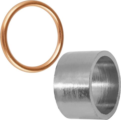 Caltric Muffler and Pipe Gasket Compatible with Honda Crf450X 2005-2017 / Crf450R 2006 2007 2008 in Saudi Arabia