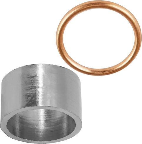 Caltric Muffler and Pipe Gasket Compatible with Honda Crf450X 2005-2017 / Crf450R 2006 2007 2008 in Saudi Arabia
