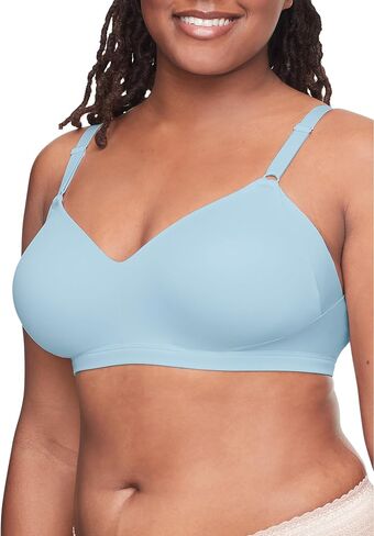 Warner's Women's No Side Effects Underarm and Back-Smoothing Comfort Wireless Lightly Lined T-Shirt Bra RA2231A, Summer Sky in Saudi Arabia