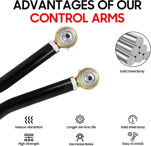 Adjustable Control Arms for 2007-2018 Jeep Wrangler JK Front and Rear 0-6" Lift kits Suspension Control Arm(SET OF 8) in Saudi Arabia