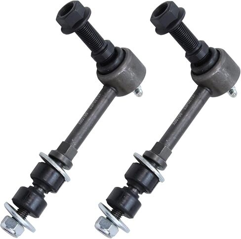 Detroit Axle - 4WD Front Sway Bars for 2006-2009 Dodge Ram 2500 3500 [8-Lug], 2 Stabilizer Sway Bar End Links 2007 2008 Replacement in Saudi Arabia