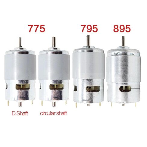 عزم الدوران العالي 775 795 895 DC MOTOR 12V 24V 3000-24000 دورة في الدقيقة ضوضاء منخفضة محمل كرة مزدوجة للأدوات DIY in Kuwait