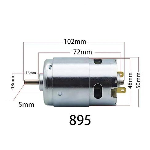 عزم الدوران العالي 775 795 895 DC MOTOR 12V 24V 3000-24000 دورة في الدقيقة ضوضاء منخفضة محمل كرة مزدوجة للأدوات DIY in Kuwait