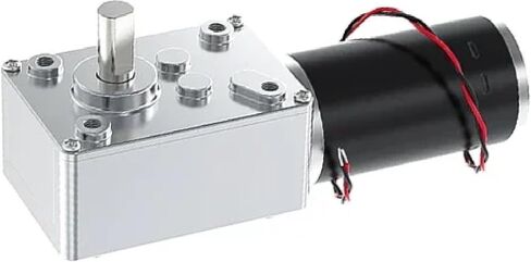 5840 31zy DC 12V 24V Worm Gear Torque High Torque 70kg CM محرك تقليص الدليل المغناطيسي الدائم مع السرعة 7 470 دورة في الدقيقة للأجهزة المنزلية in Kuwait