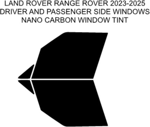 Precut Tint Kit Film Nano Carbon Film for Land Rover Range Rover 2023-2025 Driver and Passenger Windows Computer لتناسب Windows الخاص بك .. (35 ٪) in Saudi Arabia