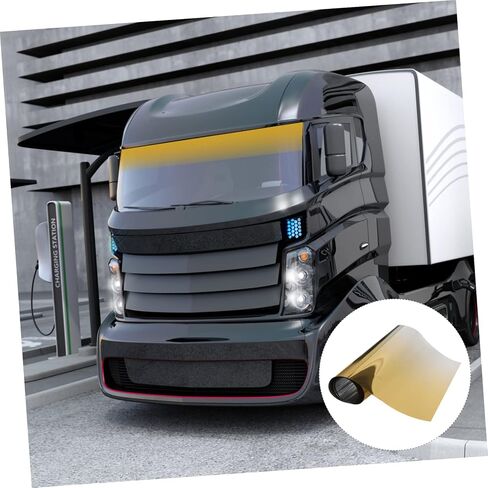 GLEAVI CAR HEAT Forting Window Window Film UV Protection Bept-Proof for Trucks Front Windshield Sunshade 50 ٪ in Saudi Arabia