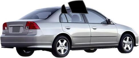 Precut Windows Tint Film All Sides Cars Sun Blocking Protection Privacy Anti Shatter Glass 2 Ply Film 10% Tint Shade kit for Honda Civic Sedan 2001-2005 in Saudi Arabia
